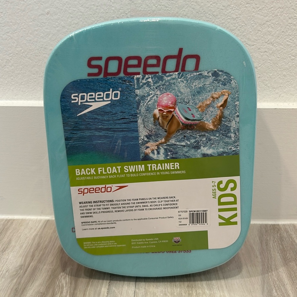 Speedo Back Float Swim Trainer Bubble